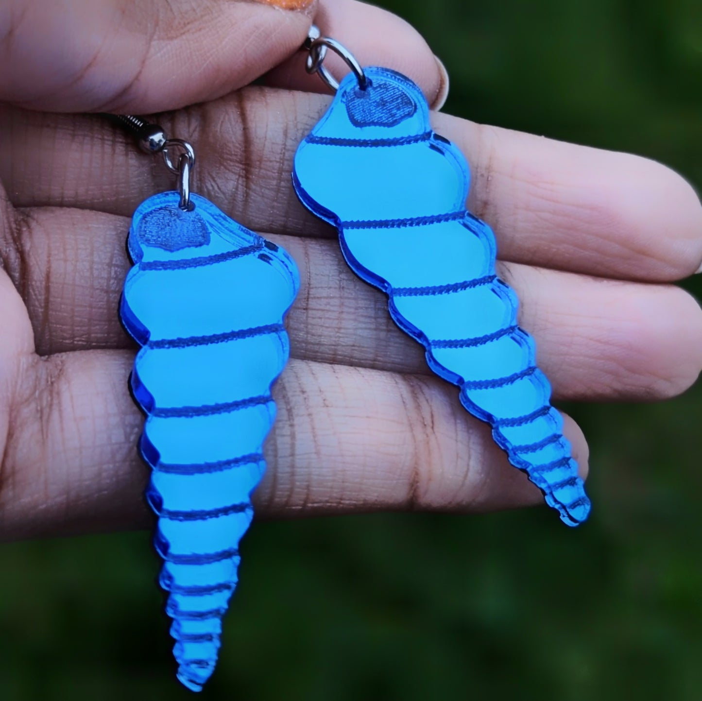 Mermaid Shell Dangle Earring + Necklace