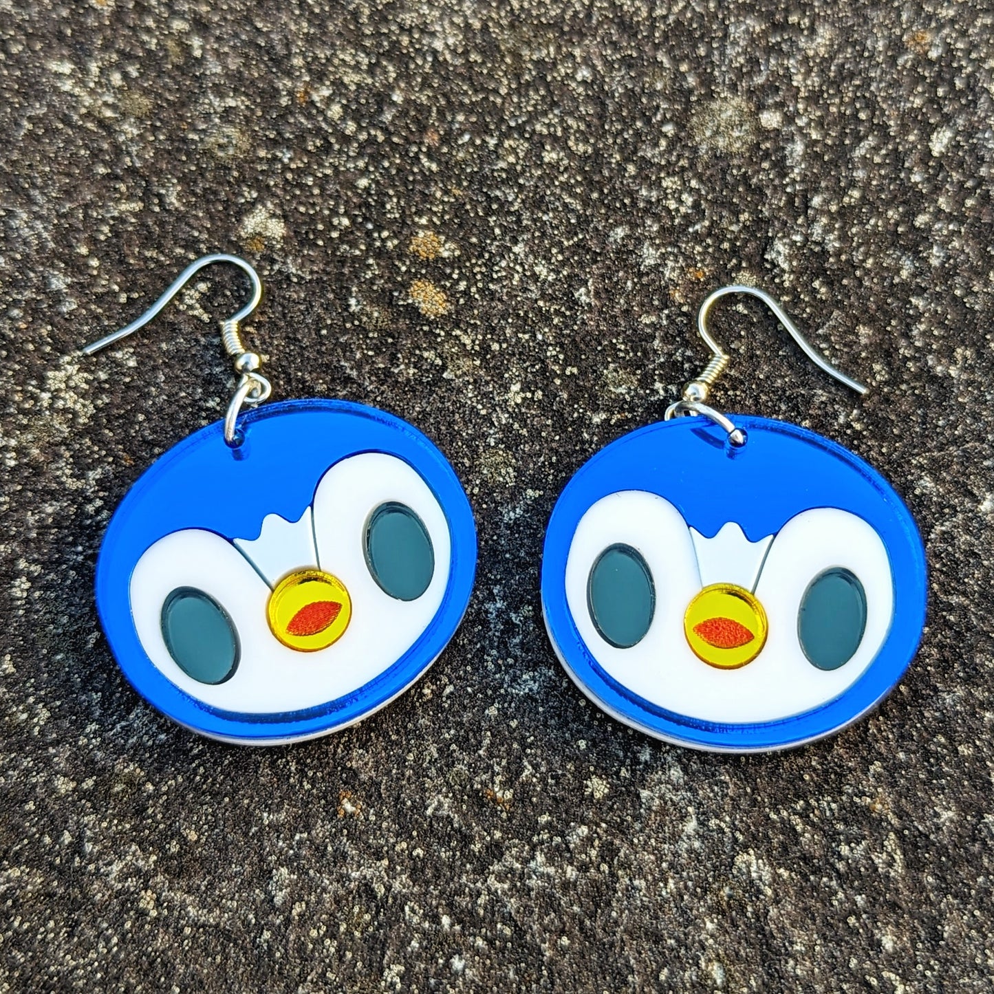 Cute Penguin Acrylic Earrings