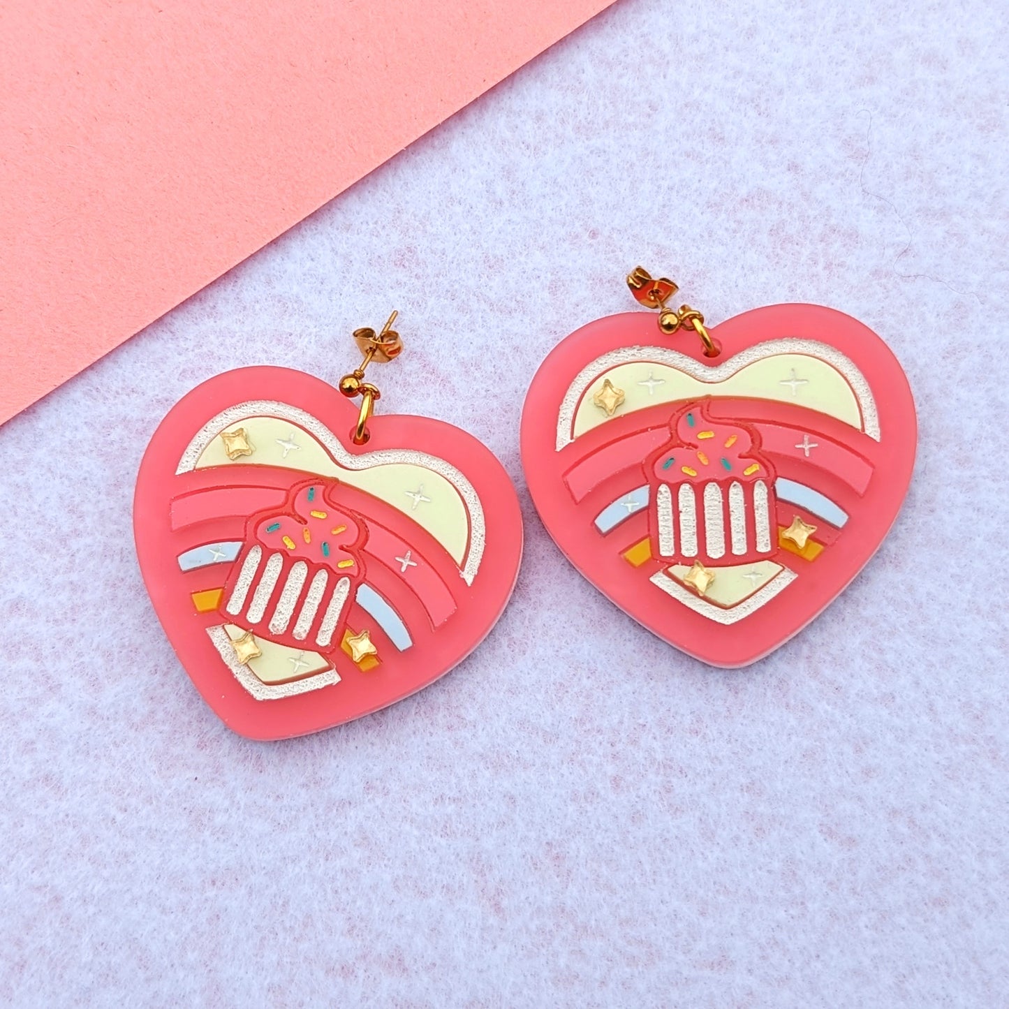 Frunbuns Club Token Colorful Pastel Earrings