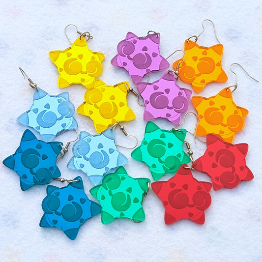 Meteor Core Colorful Monster Earrings