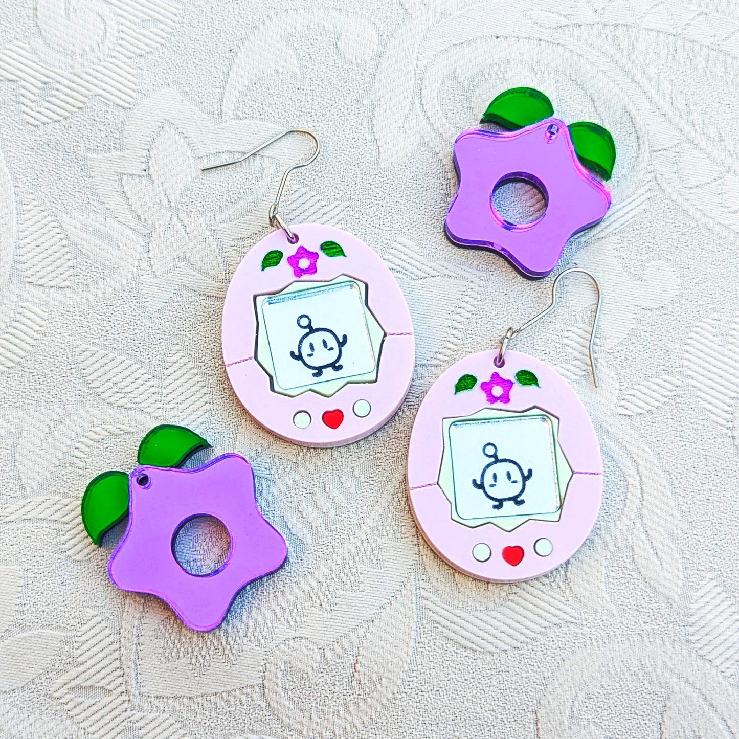 Junimo Virtual Pet Dangle Earring